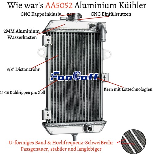 Aluminiumkühler für atv - für,