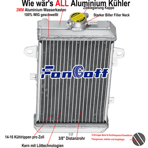 Reihig kühler für atv - kühler,